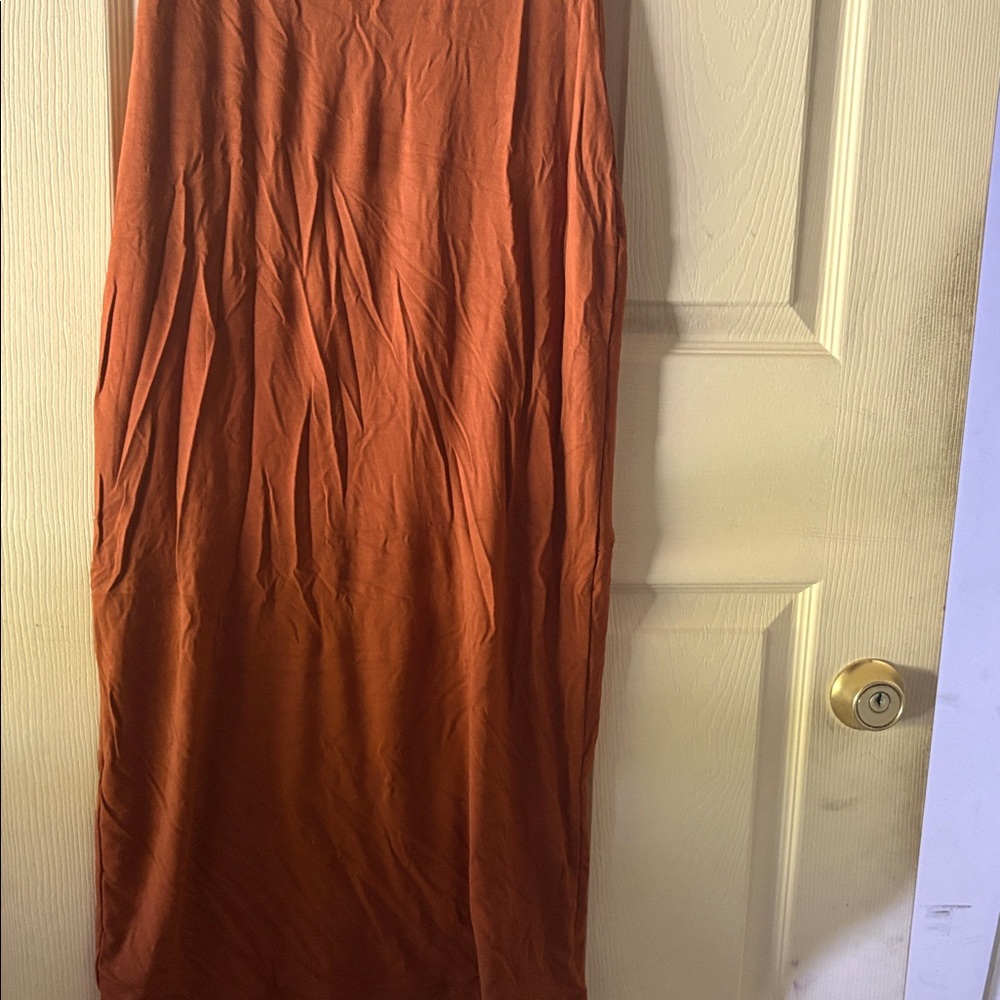 Good American Elegant Brown Sleeveless Dress - Picture 4 of 4